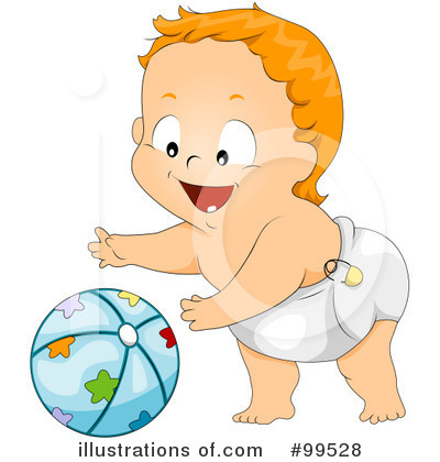 Royalty-Free (RF) Baby Clipart Illustration by BNP Design Studio - Stock Sample #99528