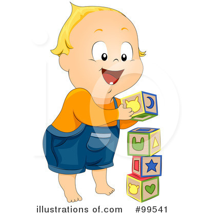 Royalty-Free (RF) Baby Clipart Illustration by BNP Design Studio - Stock Sample #99541