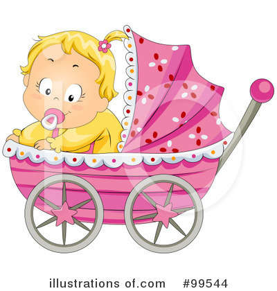 Baby Carriage Clipart #99544 by BNP Design Studio