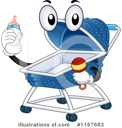 Royalty-Free (RF) Baby Crib Clipart Illustration by BNP Design Studio - Stock Sample #1167683