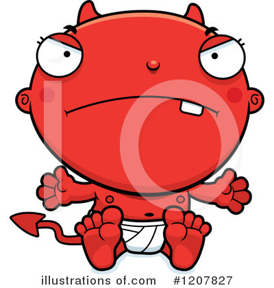 Devil Baby Clipart #1207827 by Cory Thoman