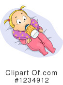 Baby Girl Clipart #1234912 by BNP Design Studio