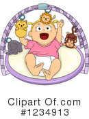 Baby Girl Clipart #1234913 by BNP Design Studio