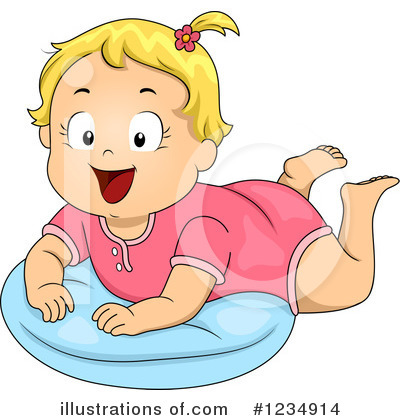 Baby Girl Clipart #1234914 by BNP Design Studio