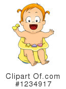 Baby Girl Clipart #1234917 by BNP Design Studio