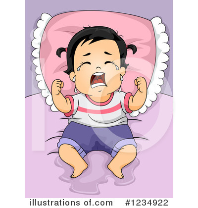 Royalty-Free (RF) Baby Girl Clipart Illustration by BNP Design Studio - Stock Sample #1234922