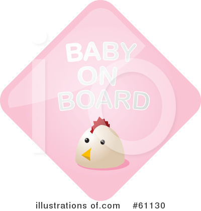 Royalty-Free (RF) Baby On Board Clipart Illustration by Kheng Guan Toh - Stock Sample #61130