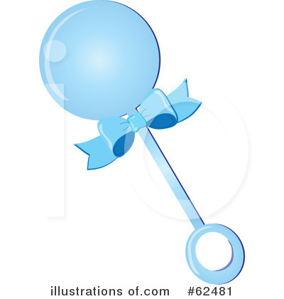 Royalty-Free (RF) Baby Rattle Clipart Illustration by Pams Clipart - Stock Sample #62481