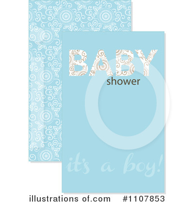 Royalty-Free (RF) Baby Shower Clipart Illustration by BestVector - Stock Sample #1107853