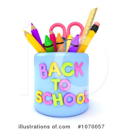 Royalty-Free (RF) Back To School Clipart Illustration by BNP Design Studio - Stock Sample #1070057
