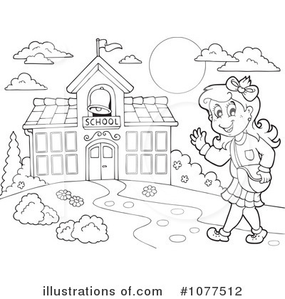 Royalty-Free (RF) Back To School Clipart Illustration by visekart - Stock Sample #1077512
