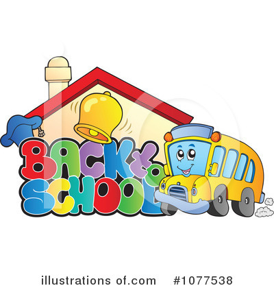 Royalty-Free (RF) Back To School Clipart Illustration by visekart - Stock Sample #1077538