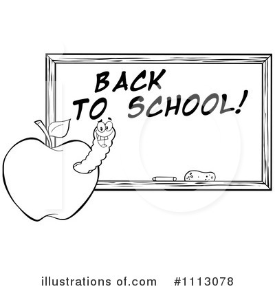 Royalty-Free (RF) Back To School Clipart Illustration by Hit Toon - Stock Sample #1113078