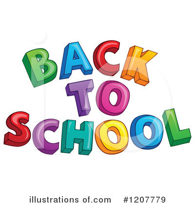 Royalty-Free (RF) Back To School Clipart Illustration by visekart - Stock Sample #1207779