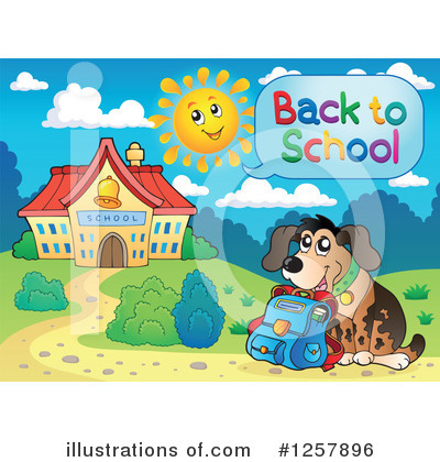 Royalty-Free (RF) Back To School Clipart Illustration by visekart - Stock Sample #1257896