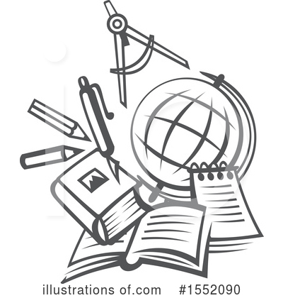 Desk Globe Clipart #1552090 by Vector Tradition SM