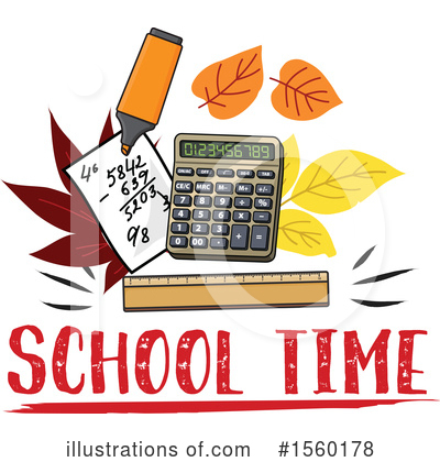 Royalty-Free (RF) Back To School Clipart Illustration by Vector Tradition SM - Stock Sample #1560178