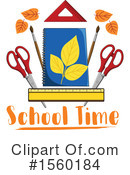 Back To School Clipart #1560184 by Vector Tradition SM