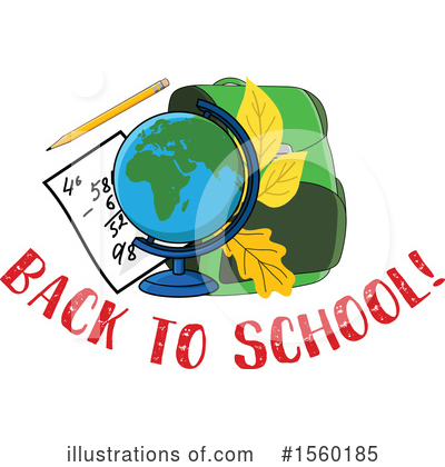 Royalty-Free (RF) Back To School Clipart Illustration by Vector Tradition SM - Stock Sample #1560185