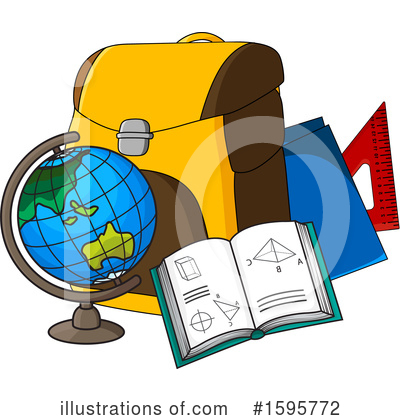 Royalty-Free (RF) Back To School Clipart Illustration by Vector Tradition SM - Stock Sample #1595772