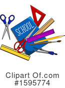 Back To School Clipart #1595774 by Vector Tradition SM