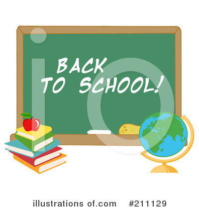 Royalty-Free (RF) Back To School Clipart Illustration by Hit Toon - Stock Sample #211129