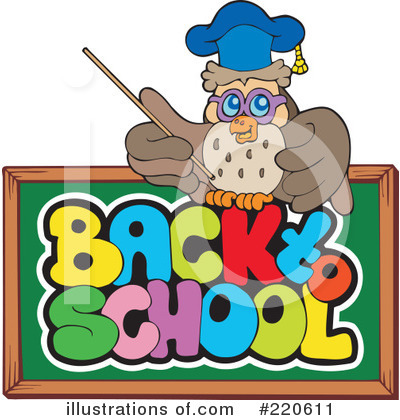 Royalty-Free (RF) Back To School Clipart Illustration by visekart - Stock Sample #220611