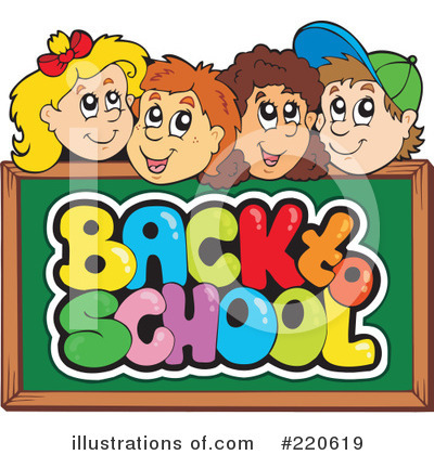 Royalty-Free (RF) Back To School Clipart Illustration by visekart - Stock Sample #220619