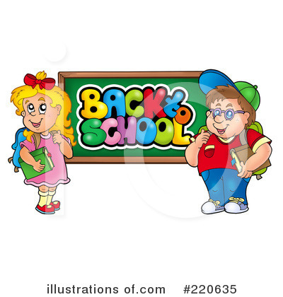 Royalty-Free (RF) Back To School Clipart Illustration by visekart - Stock Sample #220635