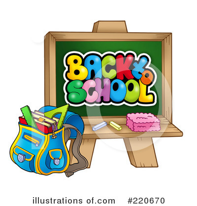 Royalty-Free (RF) Back To School Clipart Illustration by visekart - Stock Sample #220670