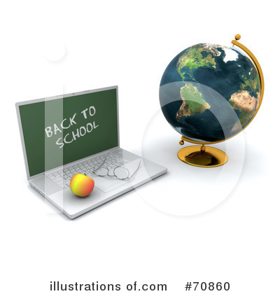 Royalty-Free (RF) Back To School Clipart Illustration by KJ Pargeter - Stock Sample #70860