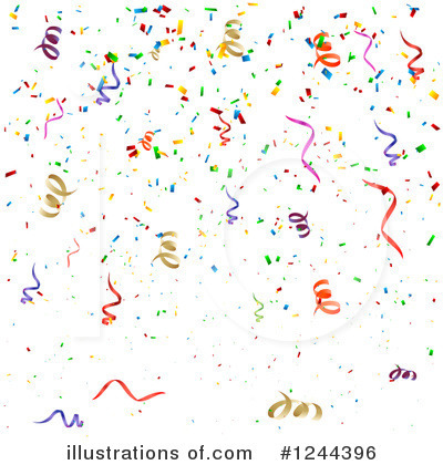 Confetti Clipart #1244396 by vectorace