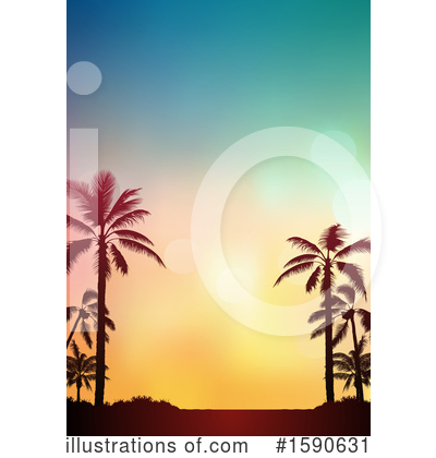 Palm Trees Clipart #1590631 by dero