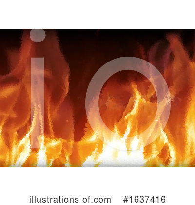 Flames Clipart #1637416 by dero