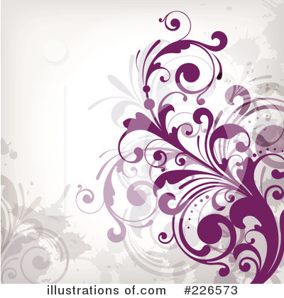 Floral Background Clipart #226573 by OnFocusMedia