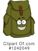 Backpack Clipart #1242049 by Vector Tradition SM