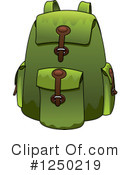 Backpack Clipart #1250219 by Vector Tradition SM