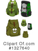 Backpack Clipart #1327640 by Vector Tradition SM