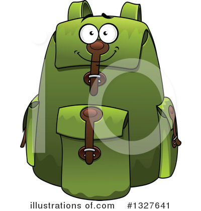 Royalty-Free (RF) Backpack Clipart Illustration by Vector Tradition SM - Stock Sample #1327641