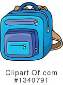 Backpack Clipart #1340791 by visekart