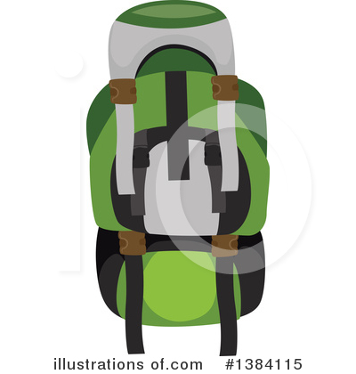 Royalty-Free (RF) Backpack Clipart Illustration by BNP Design Studio - Stock Sample #1384115