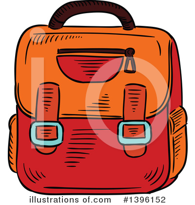 Royalty-Free (RF) Backpack Clipart Illustration by Vector Tradition SM - Stock Sample #1396152