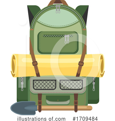 Royalty-Free (RF) Backpack Clipart Illustration by Vector Tradition SM - Stock Sample #1709484