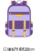 Backpack Clipart #1714129 by Vector Tradition SM
