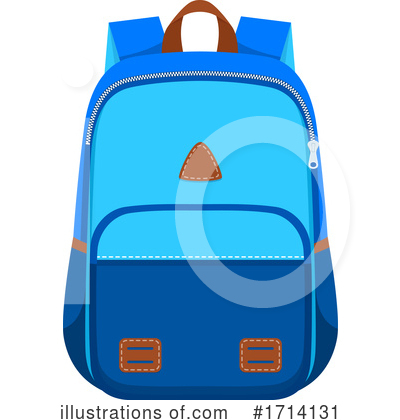 Royalty-Free (RF) Backpack Clipart Illustration by Vector Tradition SM - Stock Sample #1714131