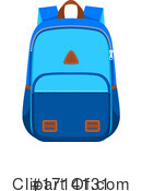 Backpack Clipart #1714131 by Vector Tradition SM