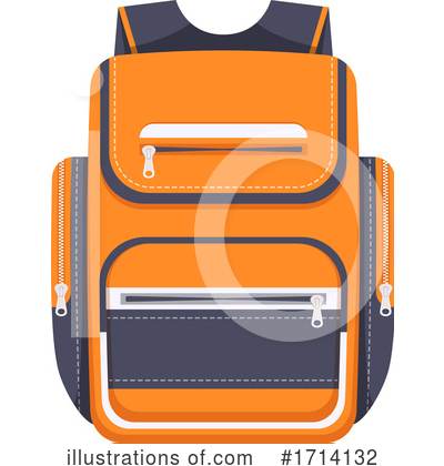 Royalty-Free (RF) Backpack Clipart Illustration by Vector Tradition SM - Stock Sample #1714132