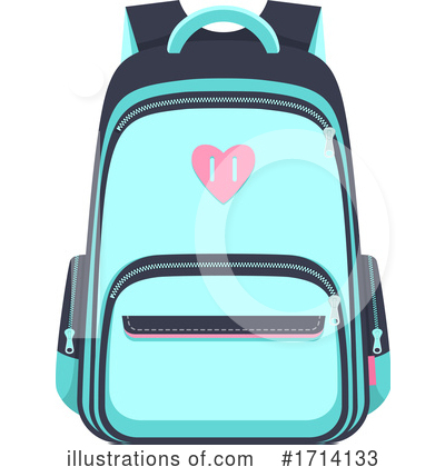 Royalty-Free (RF) Backpack Clipart Illustration by Vector Tradition SM - Stock Sample #1714133