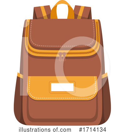 Royalty-Free (RF) Backpack Clipart Illustration by Vector Tradition SM - Stock Sample #1714134