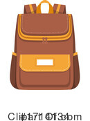 Backpack Clipart #1714134 by Vector Tradition SM